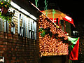 Illuminations of the restaurant of the Kitano hill