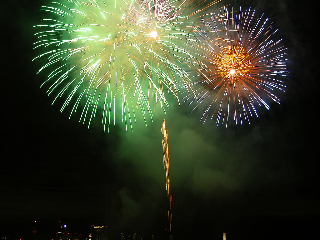 Kobe marine fireworks display