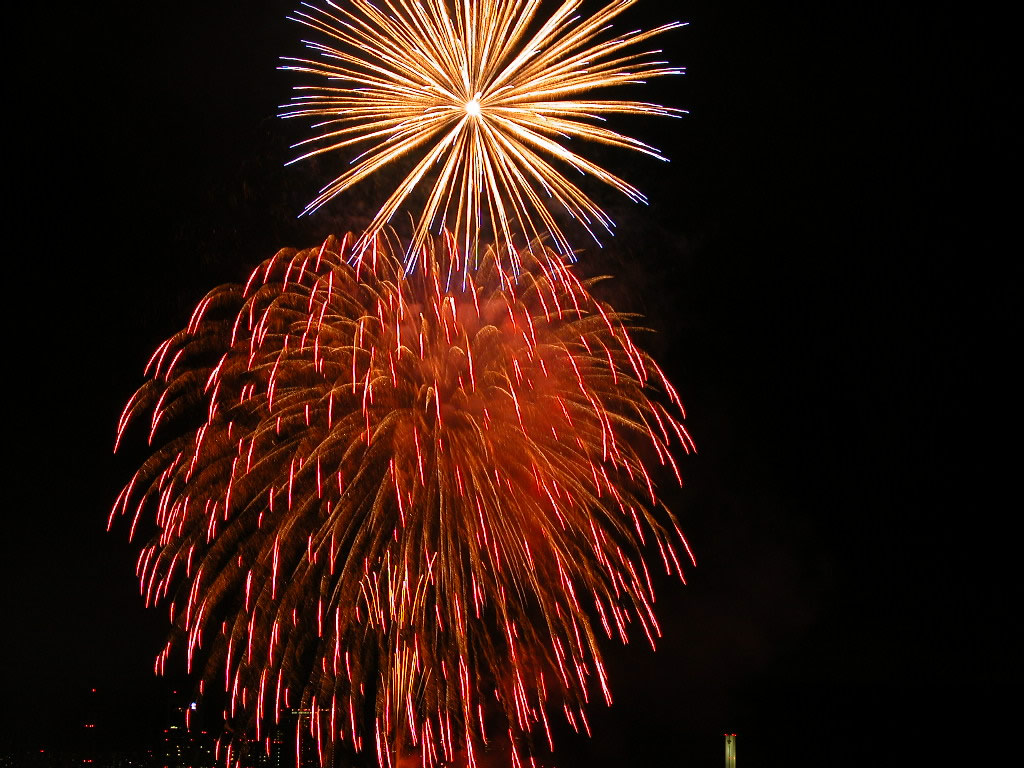 Kobe fireworks display   Festival of marine fireworks
