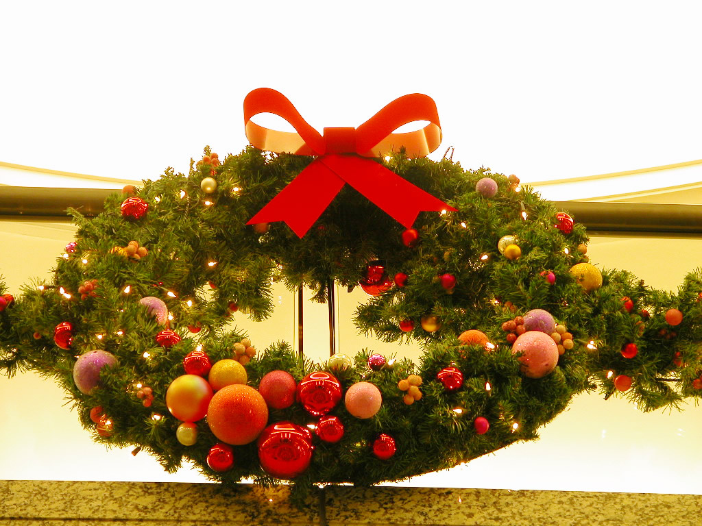 Ferragamo's Christmas wreath