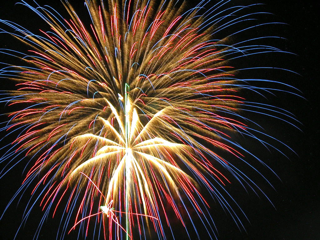 To practice of fireworks photography