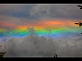 水平の虹・彩雲