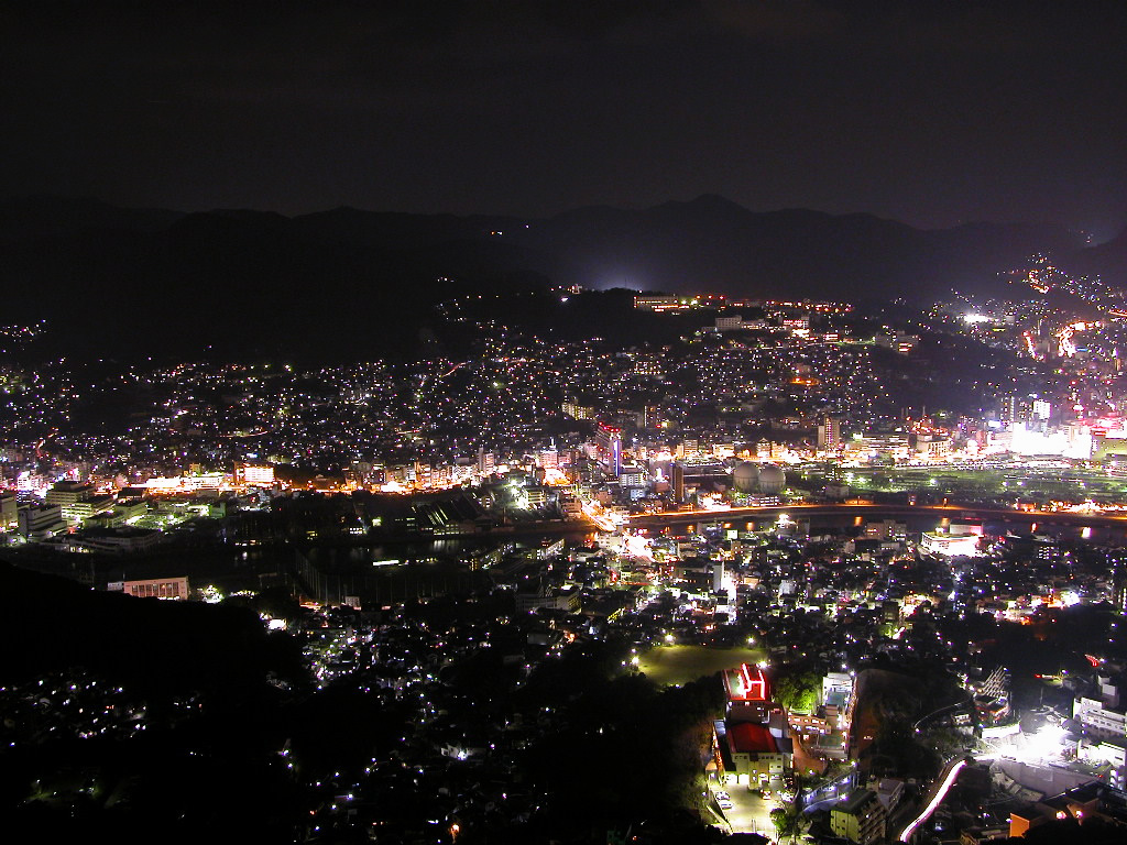 Time-tested spot of the Nagasaki night view