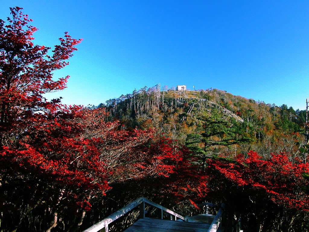 Hidegatake seen from the Masaki peak
