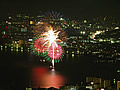 The fireworks seen from Yumemigaoka