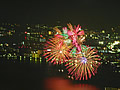 The Lake Biwa fireworks of a cheer