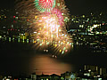 Lake Biwa fireworks display Star mine