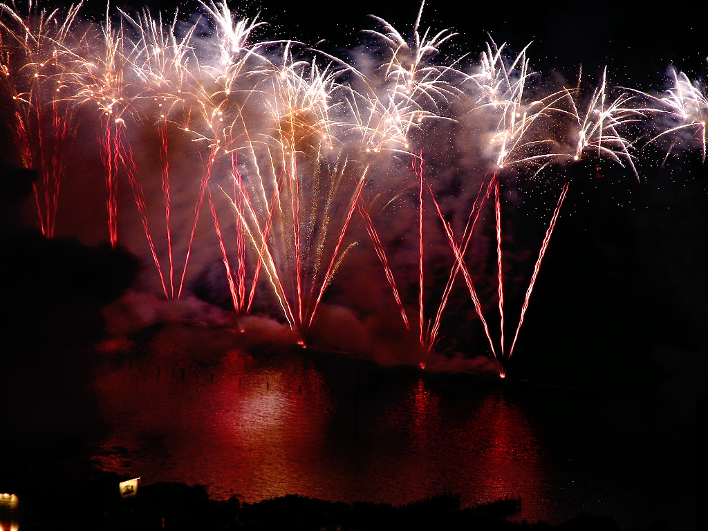 The festival of splendid fireworks