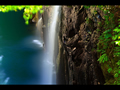五ヶ瀬川の滝壷と真名井の滝